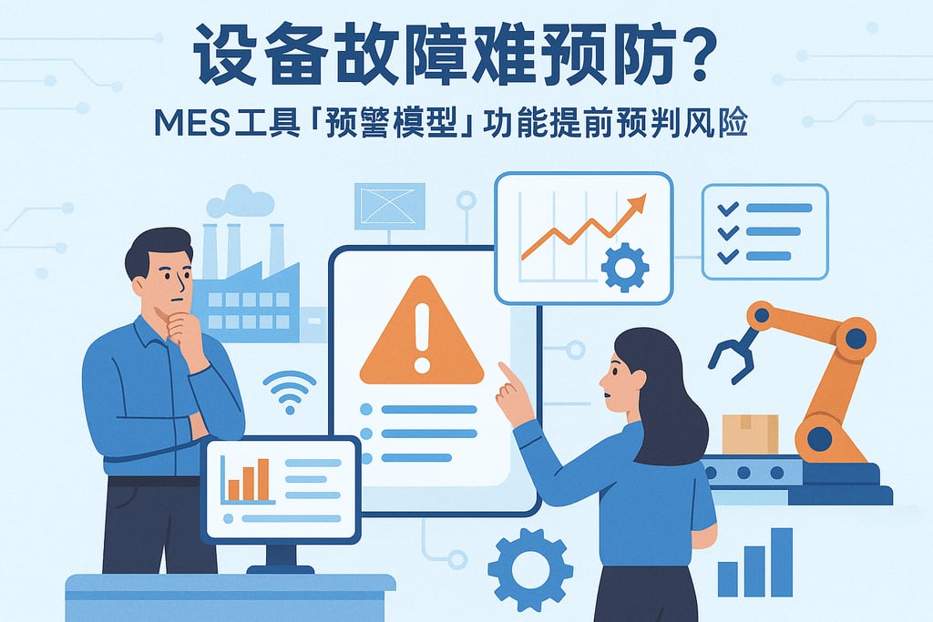 设备故障难预防？MES 工具「预警模型」功能提前预判风险